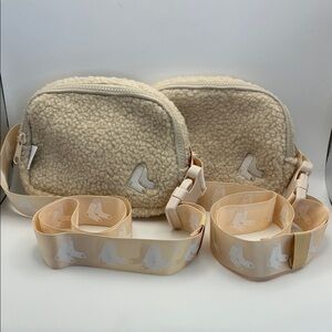 Red Sox Cream Crossbody Bag with Adjustable Strap